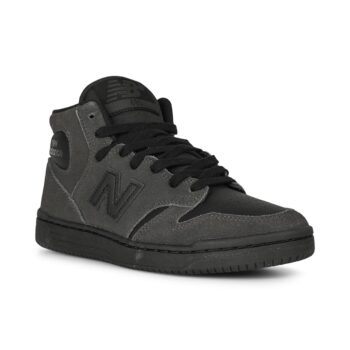 New Balance Numeric 480 High Skate Shoes - Black Cement/Black