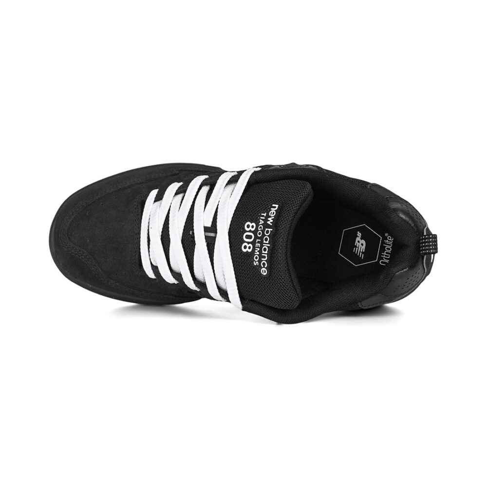 New Balance Numeric 808L Tiago Lemos Skate Shoes - Black/NB White