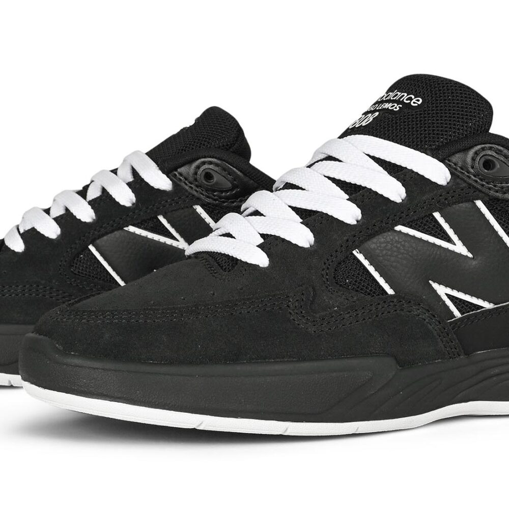 New Balance Numeric 808L Tiago Lemos Skate Shoes - Black/NB White