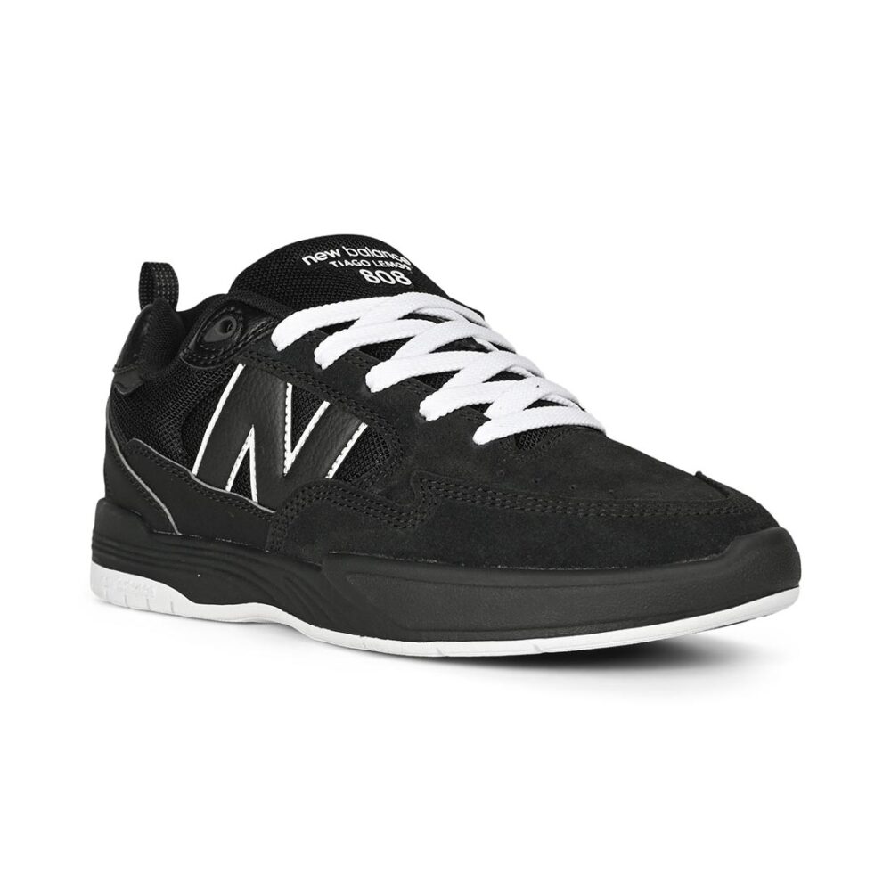 New Balance Numeric 808L Tiago Lemos Skate Shoes - Black/NB White