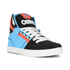 Osiris Clone High Top Shoes - Black/Blue/Orange