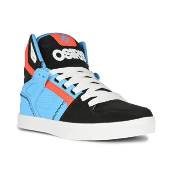 Osiris Clone High Top Shoes - Black/Blue/Orange