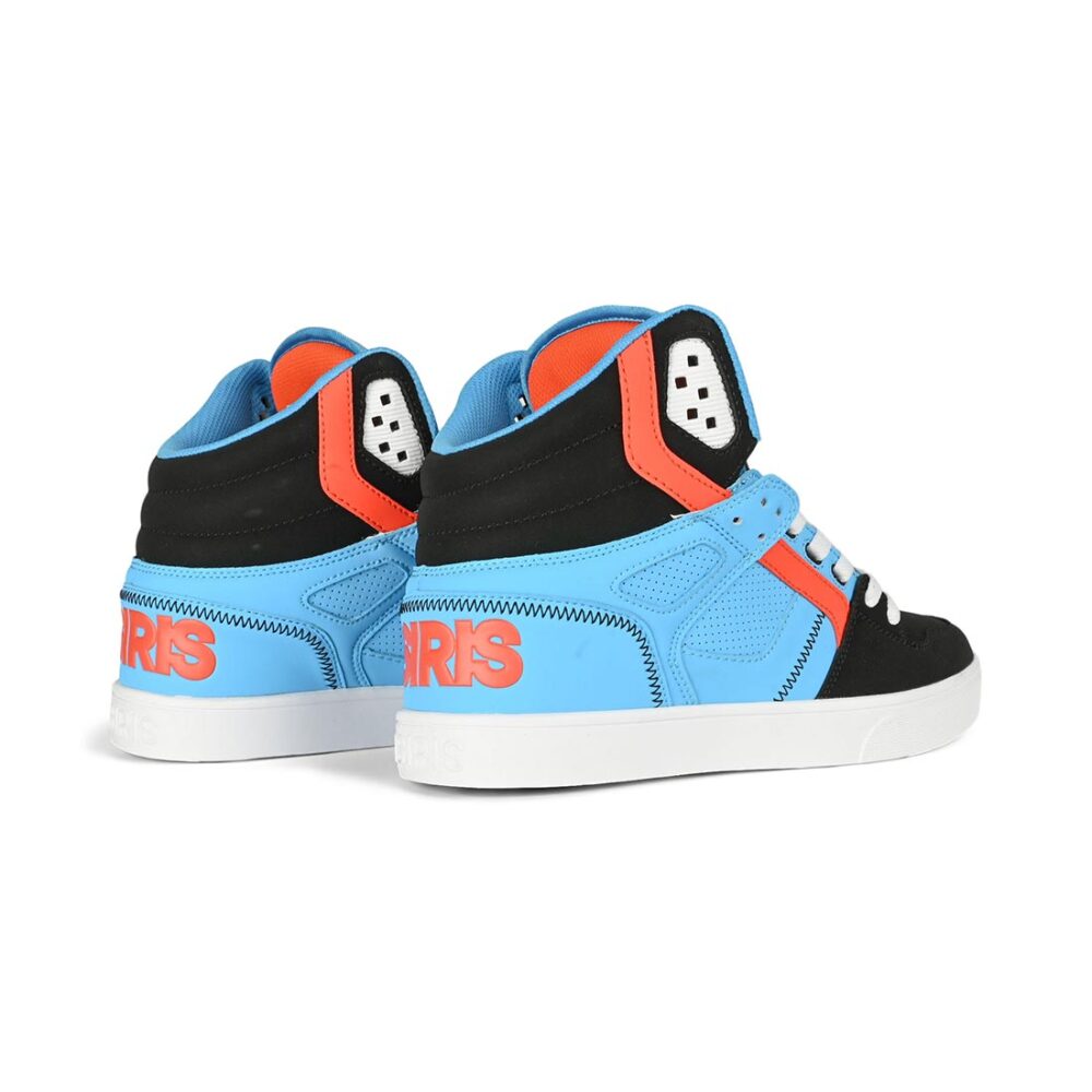 Osiris Clone High Top Shoes - Black/Blue/Orange