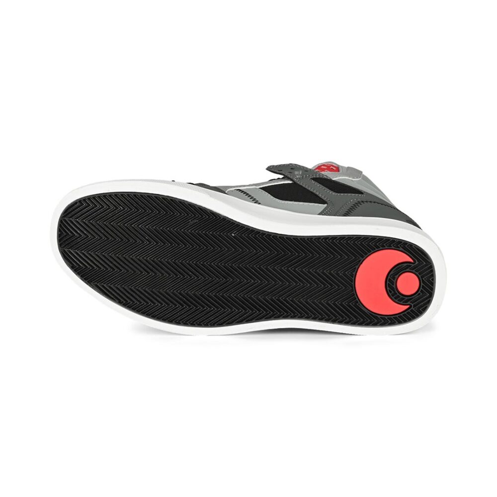 Osiris Clone High Top Shoes - Black/Grey/Red