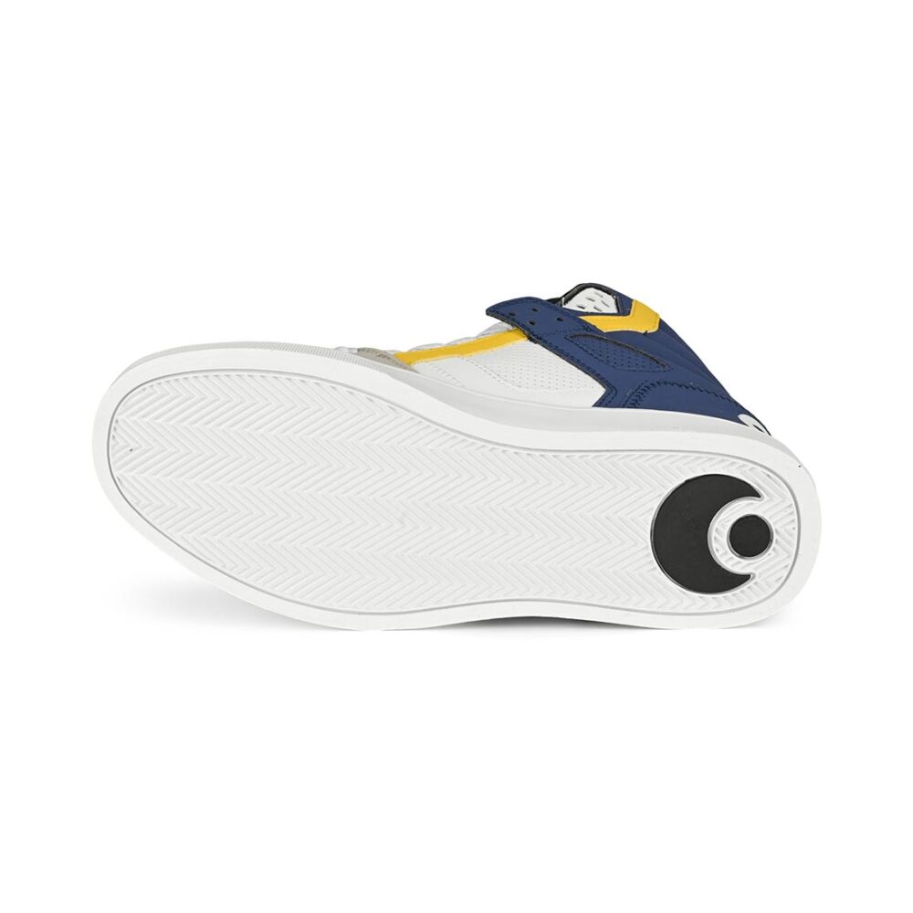 Osiris Clone High Top Shoes - White/Navy/Tan