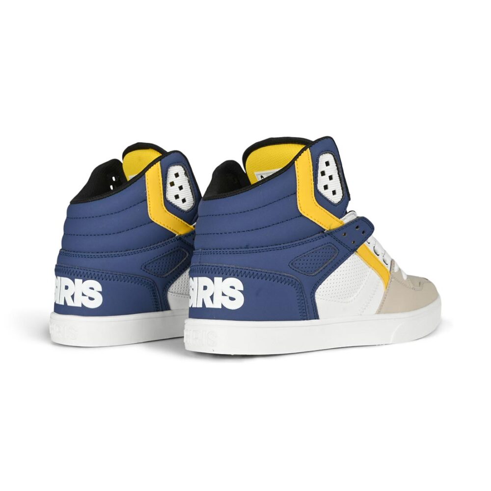 Osiris Clone High Top Shoes - White/Navy/Tan