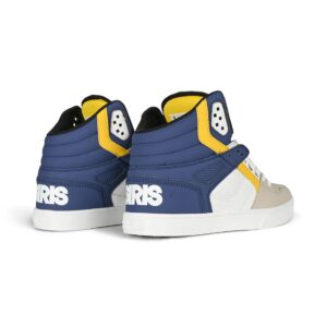 Osiris Clone High Top Shoes - White/Navy/Tan