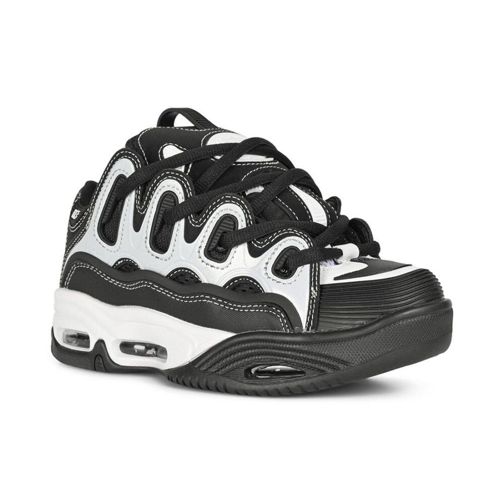 Osiris D3 2001 Skate Shoes - Black/White/Red