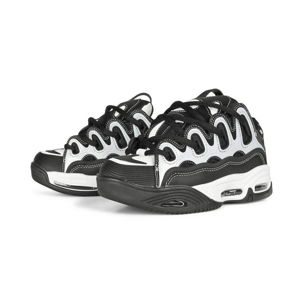 Osiris D3 2001 Skate Shoes - Black/White/Red