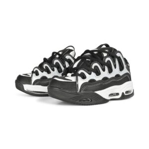 Osiris D3 2001 Skate Shoes - Black/White/Red