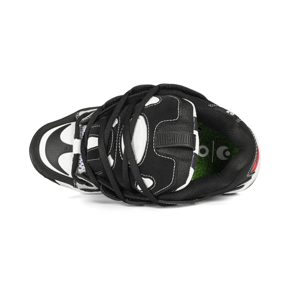 Osiris D3 2001 Skate Shoes - Black/White/Red