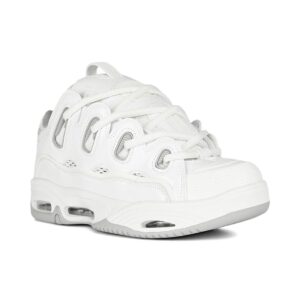 Osiris D3 2001 Skate Shoes - White/Grey/White