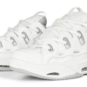 Osiris D3 2001 Skate Shoes - White/Grey/White