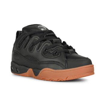Osiris D3 E Skate Shoes - Black/Black/Gum