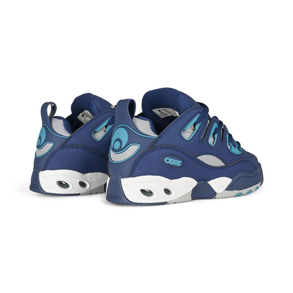 Osiris D3 E Skate Shoes - Navy/Grey/Blue