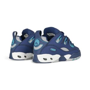 Osiris D3 E Skate Shoes - Navy/Grey/Blue