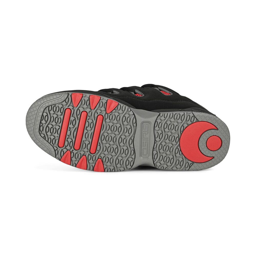 Osiris D3 OG Skate Shoes - Black/Grey/Red
