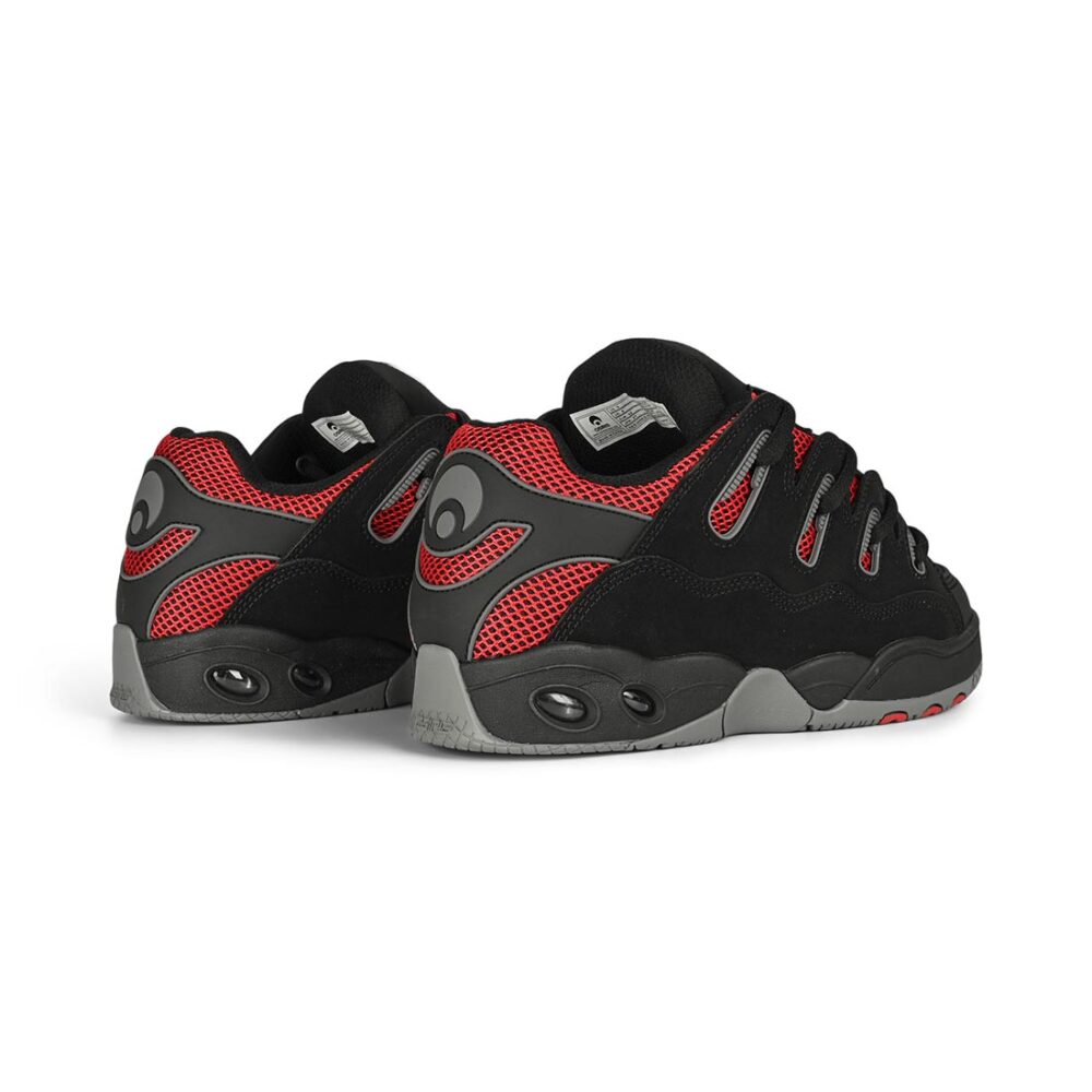 Osiris D3 OG Skate Shoes - Black/Grey/Red