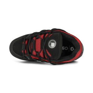 Osiris D3 OG Skate Shoes - Black/Grey/Red