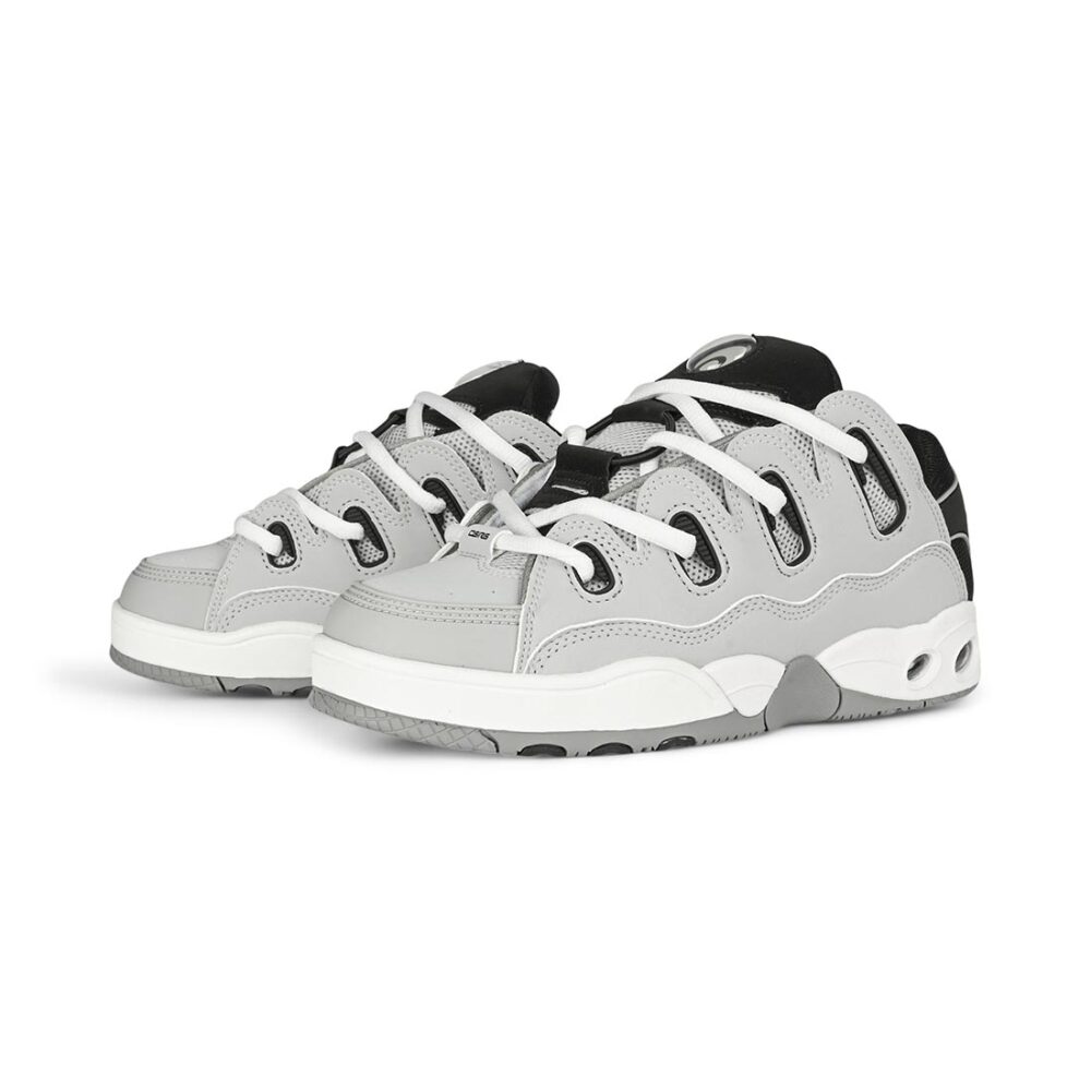 Osiris D3 OG Skate Shoes - Grey/Black/White