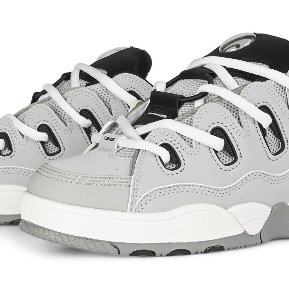 Osiris D3 OG Skate Shoes - Grey/Black/White