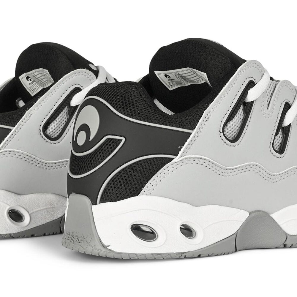 Osiris D3 OG Skate Shoes - Grey/Black/White