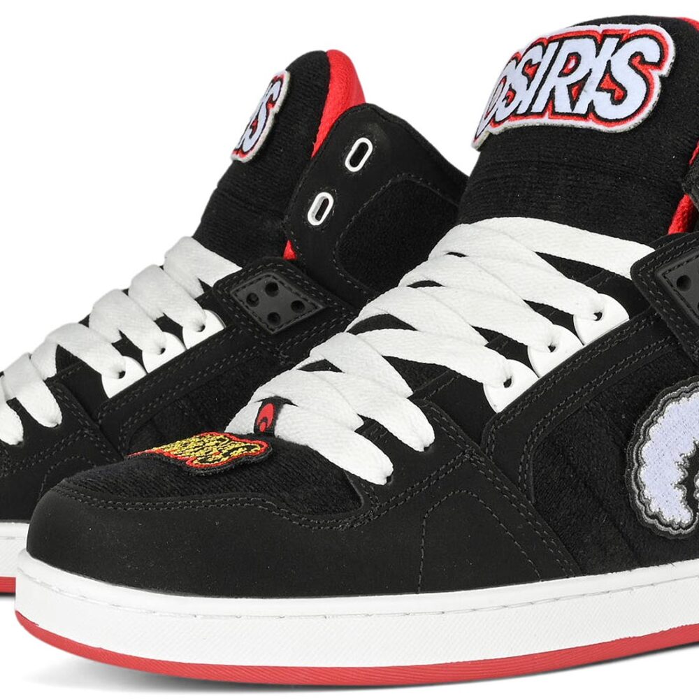 Osiris NYC 83 CLK High Top Shoes - Black/Red