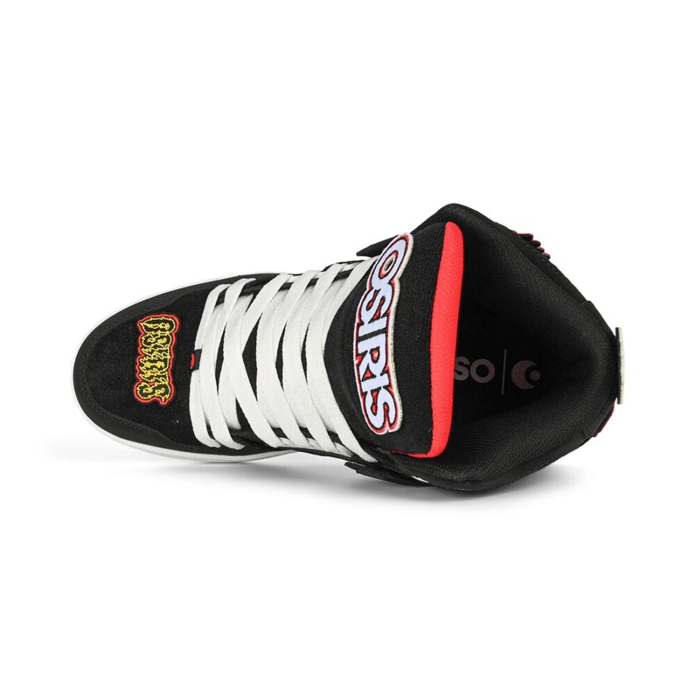 Osiris NYC 83 CLK High Top Shoes - Black/Red