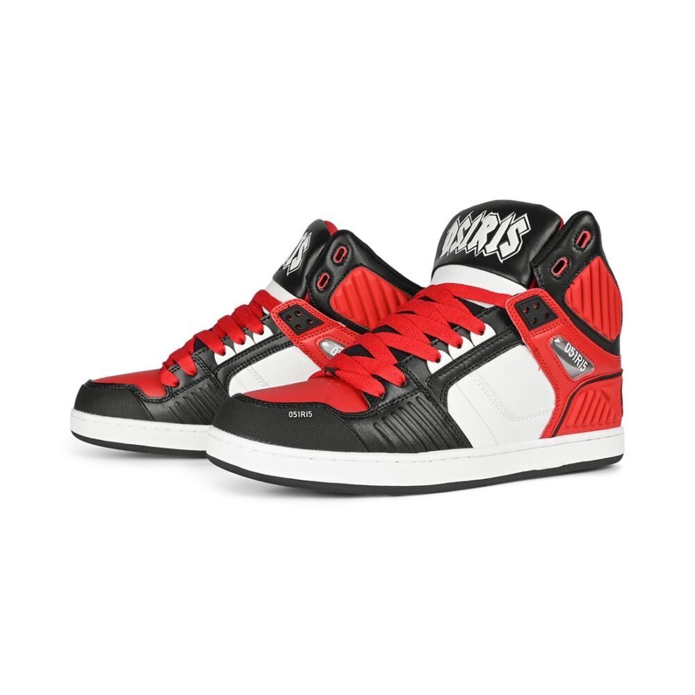 Osiris NYC 83 XRP High Top Shoes - White/Red/Black