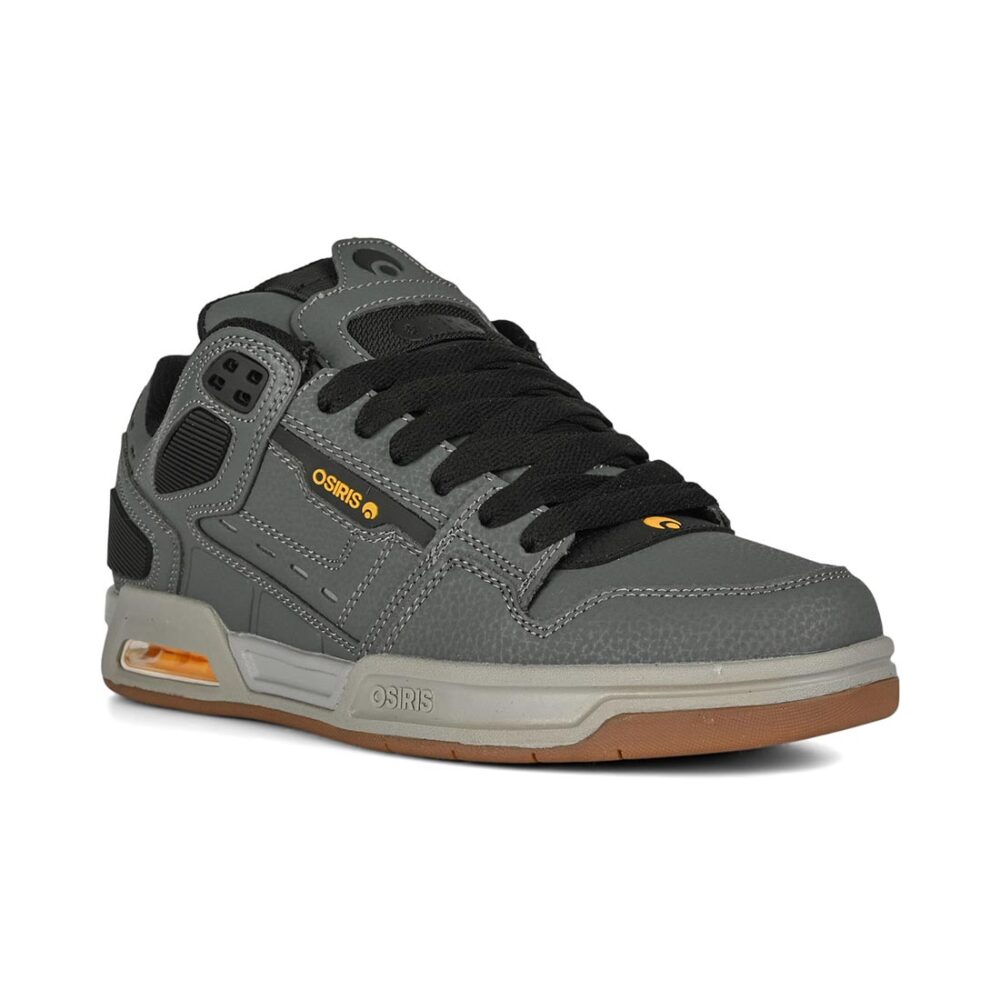 Osiris Peril Skate Shoes - Charcoal/Black/Gold