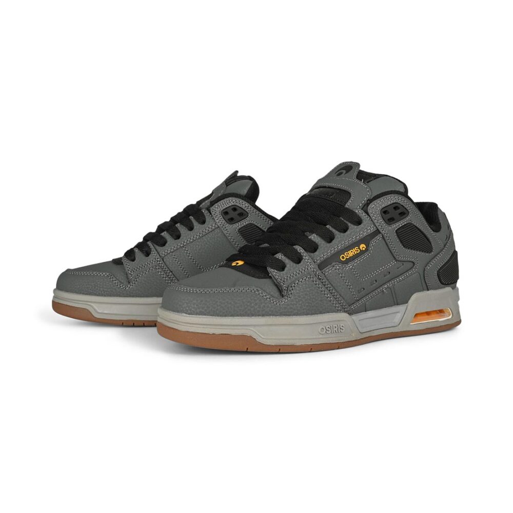Osiris Peril Skate Shoes - Charcoal/Black/Gold