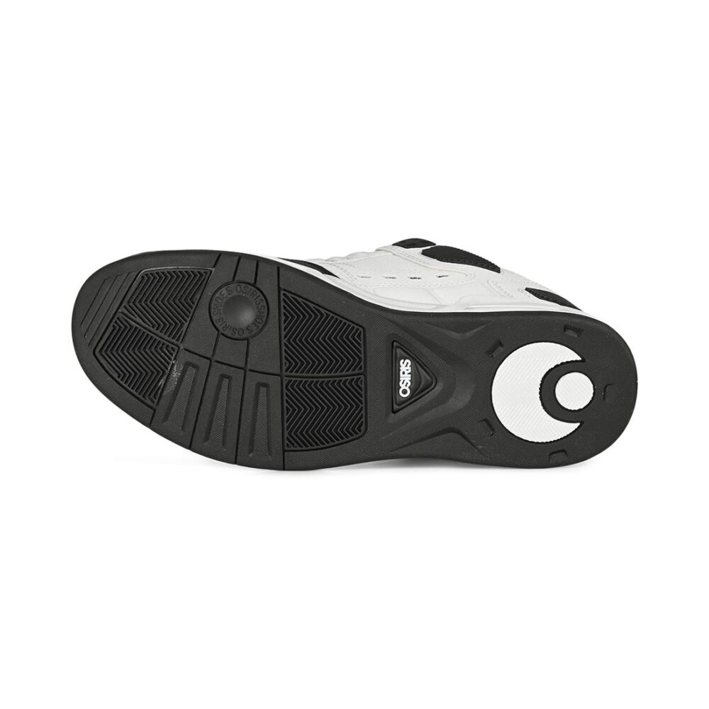 Osiris Peril Skate Shoes - White/Black/Grey