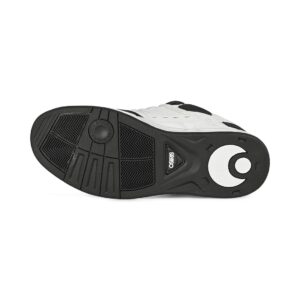 Osiris Peril Skate Shoes - White/Black/Grey