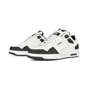 Osiris Peril Skate Shoes - White/Black/Grey