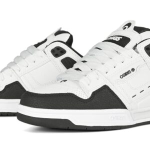 Osiris Peril Skate Shoes - White/Black/Grey