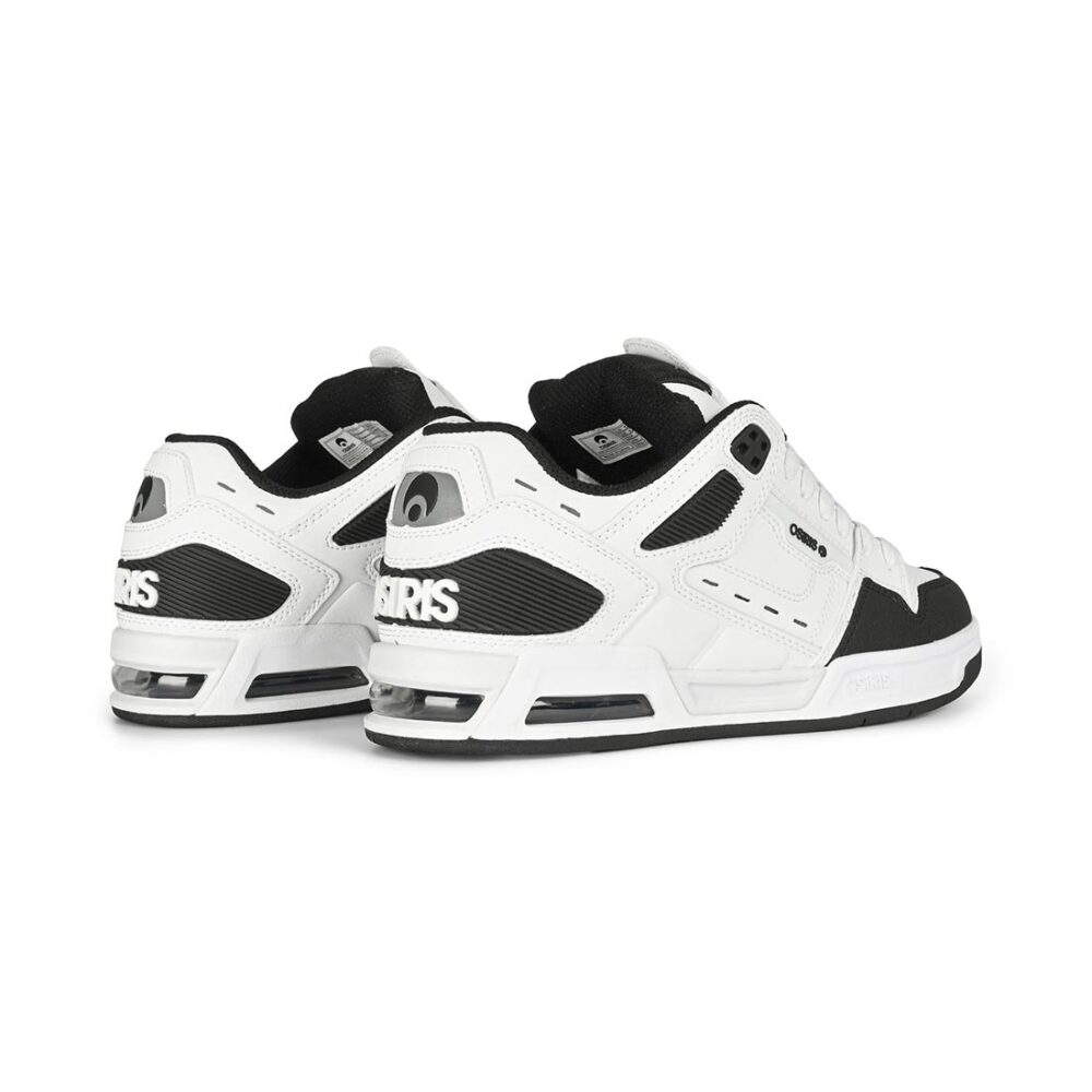Osiris Peril Skate Shoes - White/Black/Grey