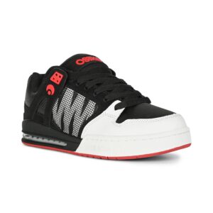 Osiris Pixel Skate Shoes - White/Black/Red