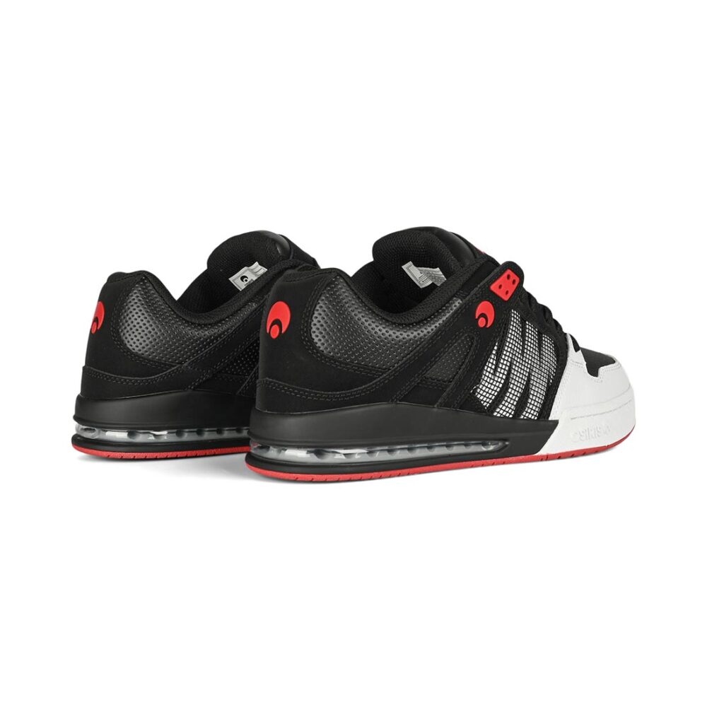 Osiris Pixel Skate Shoes - White/Black/Red