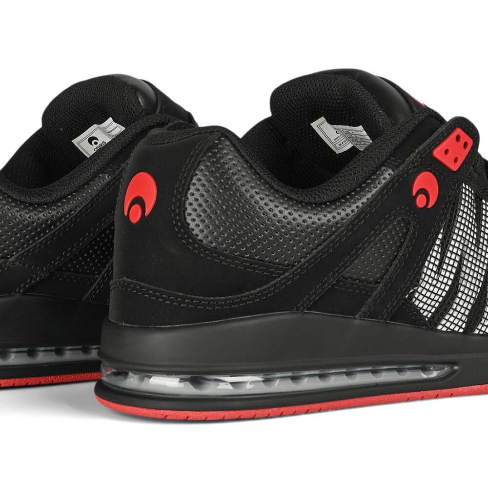 Osiris Pixel Skate Shoes - White/Black/Red