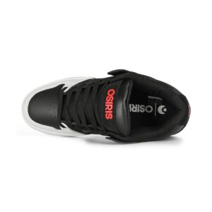 Osiris Pixel Skate Shoes - White/Black/Red