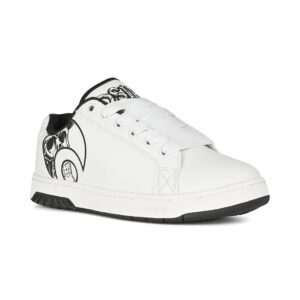 Osiris Troma Alt Skate Shoes - White/Black/Skull