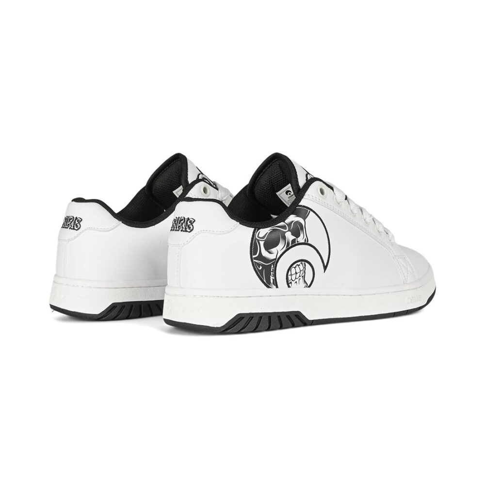 Osiris Troma Alt Skate Shoes - White/Black/Skull