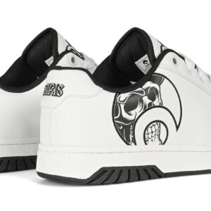Osiris Troma Alt Skate Shoes - White/Black/Skull