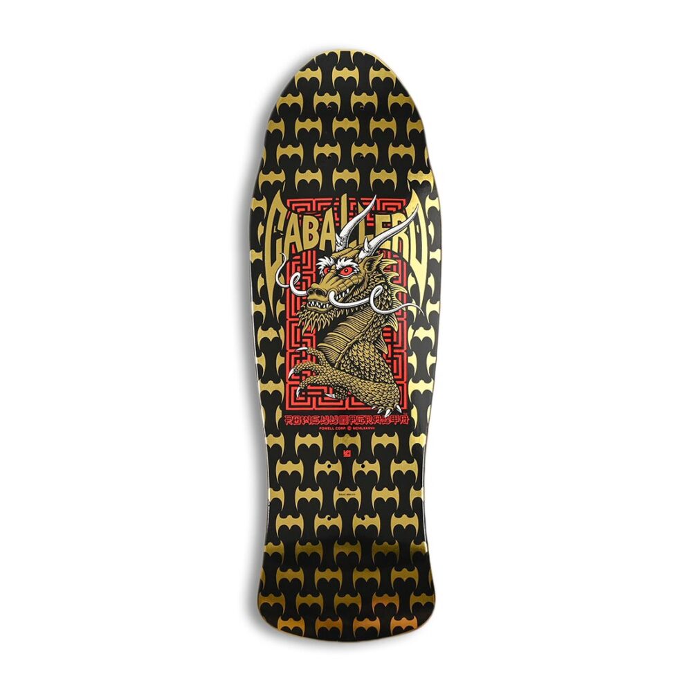 Powell Peralta Steve Caballero Street 9.625" Reissue Skateboard Deck - Gold Foil