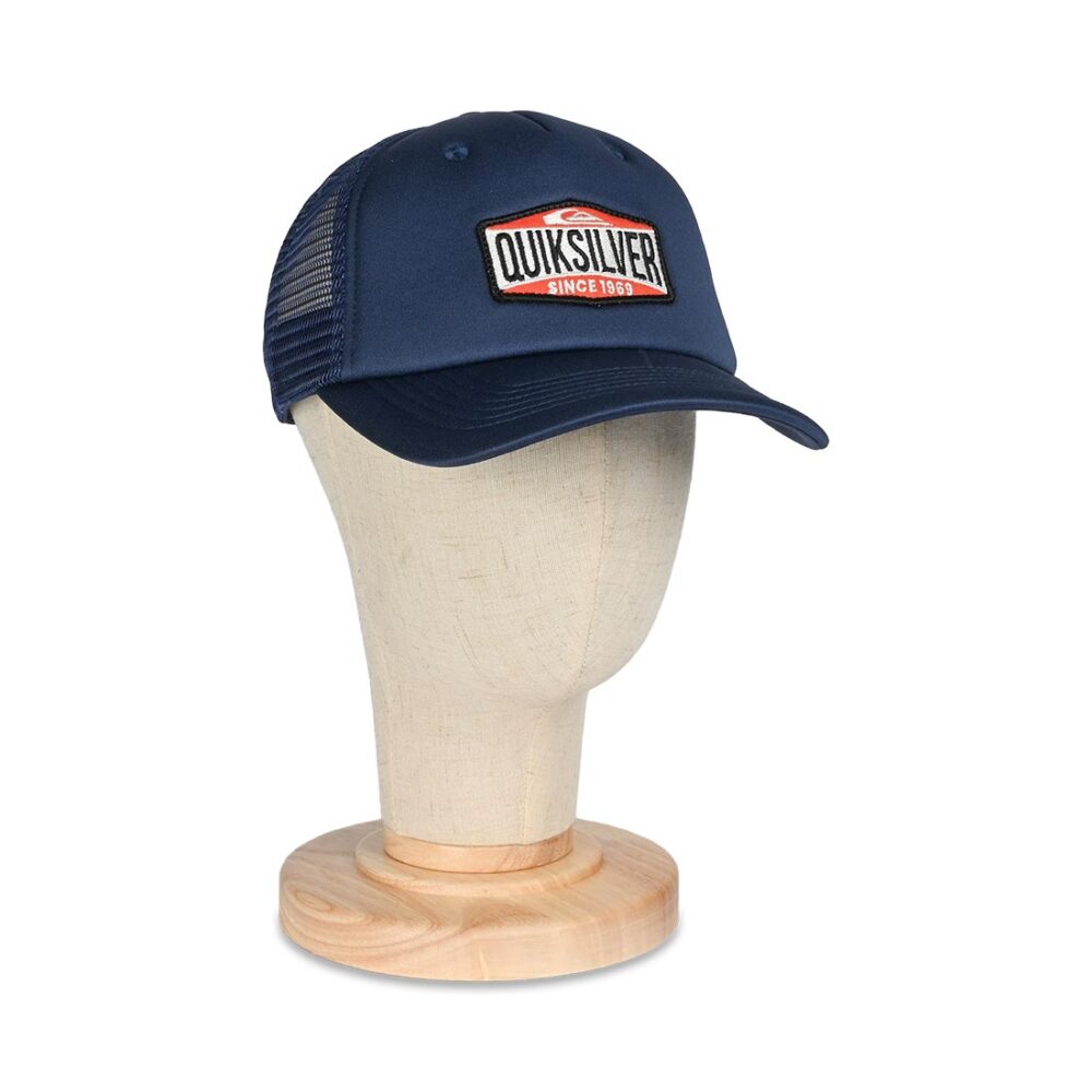 Quiksilver Decades Foam Trucker Hat - Monaco Blue