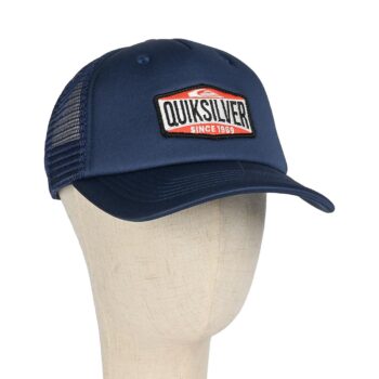 Quiksilver Decades Foam Trucker Hat - Monaco Blue