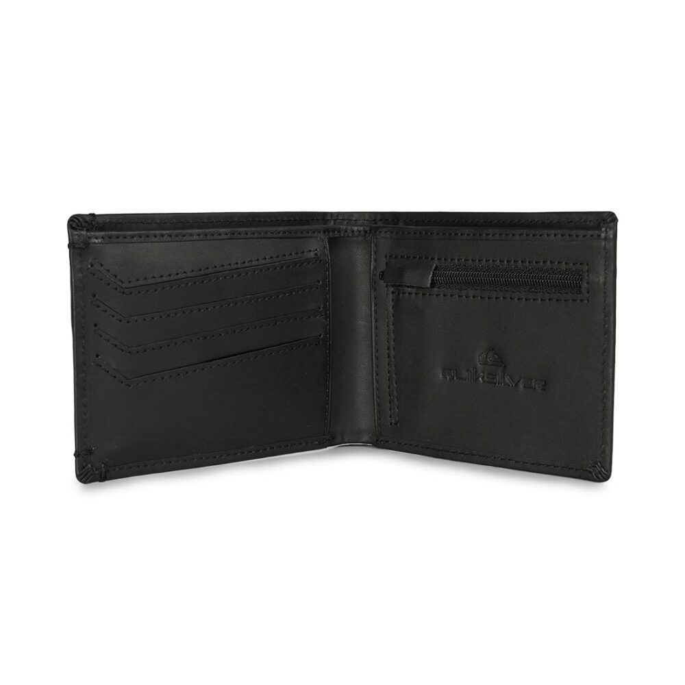 Quiksilver New Miss Dollar RFID Leather Wallet - Black