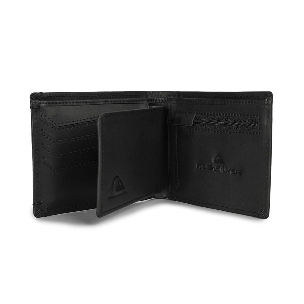 Quiksilver New Miss Dollar RFID Leather Wallet - Black