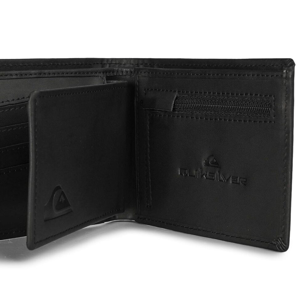 Quiksilver New Miss Dollar RFID Leather Wallet - Black