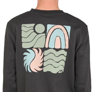 Quiksilver Vibes Crew Sweater - Tarmac